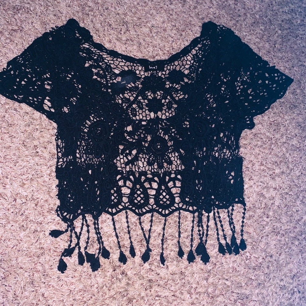 Short sleeved cardigan